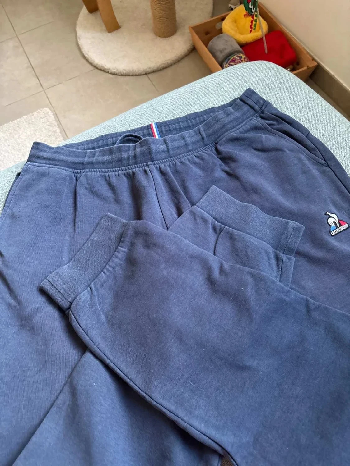 Jogging azul marinho Le Coq Sportif tamanho L – photo 6